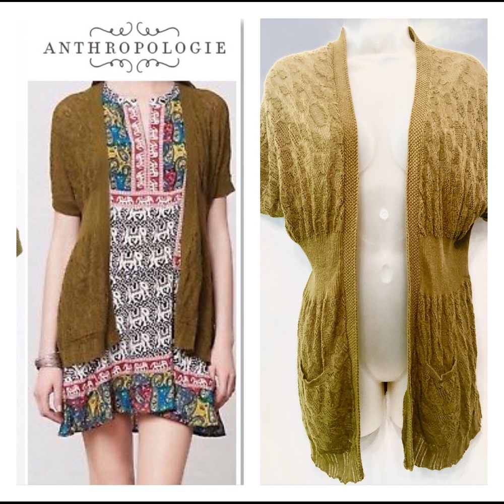 Anthropologie Angel Of The North Cardigan